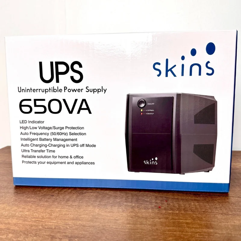 Onduleur Skins 650VA 4*Sortie Onduleur 390w