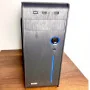 Boitier PC CANAR –Design Élégant avec Ports USB et Audio en Façade, LED Bleue