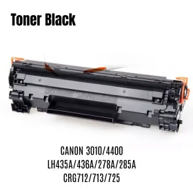 Toner Noir Compatible Canon 3010/4400/LH435A/436A/278A/285A/CRG712/713/725 Cartouche d’Encre Laser