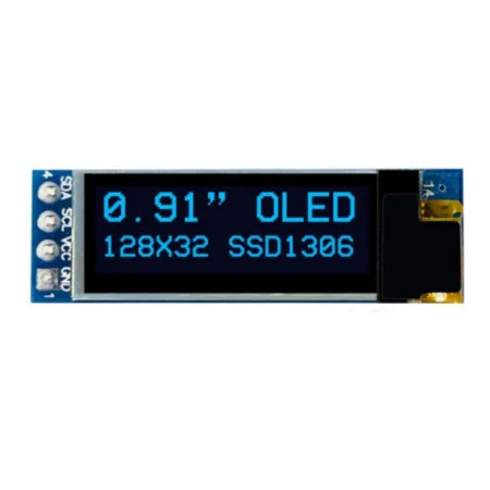 OLED LCD blue color 4PIN 0.91" for Arduino