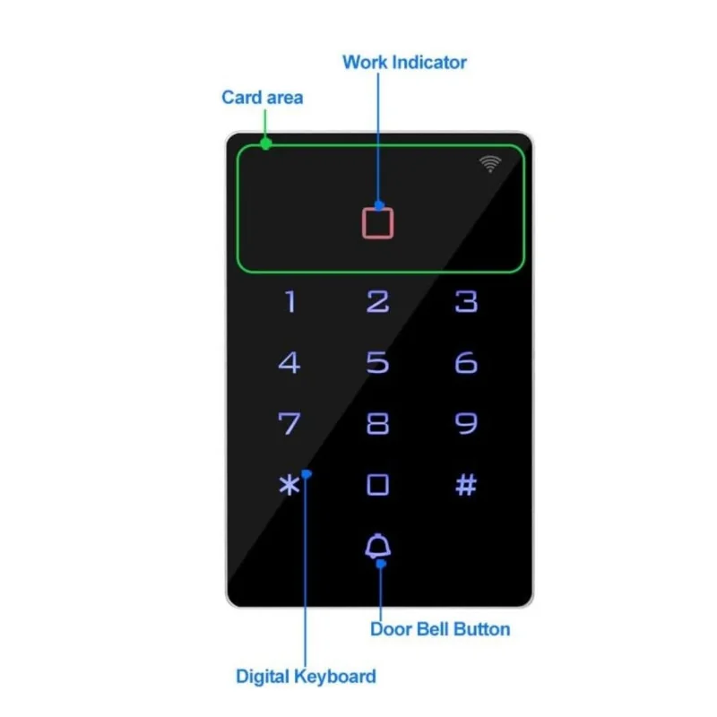 Contrôle d'accès numérique+RFID DIGI CODE MT-CA52N