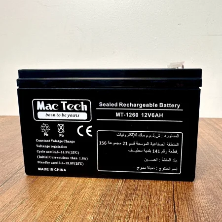 Batterie Plomb-Acide à Cycle Profond MACHTECH MT-1260 12V 6AH
