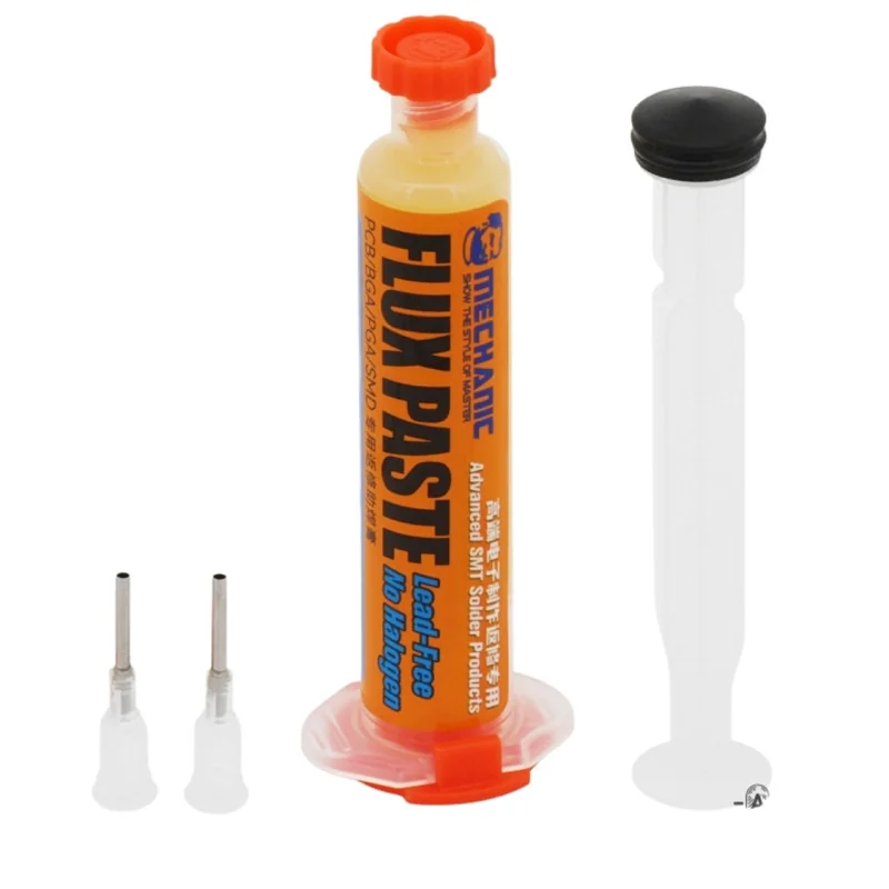 Flux Paste MCN UV10, 10cc pour BGA, fer à souder et réparation électroniqaue