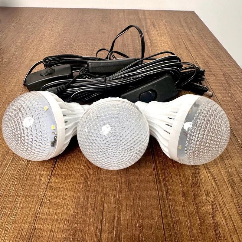 kit de système d'éclairage solaire portable GDLITE GD-8006A avec éclairage à ampoules LED et sortie usb