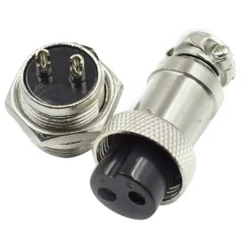 GX16 Circular Aviation Socket Plug 2PIN/3PIN/ 4PIN/5PIN (Male + Female)