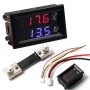 Ampèremètre Voltmètre Numérique Rouge Bleu LED DC 0-100V - 50A