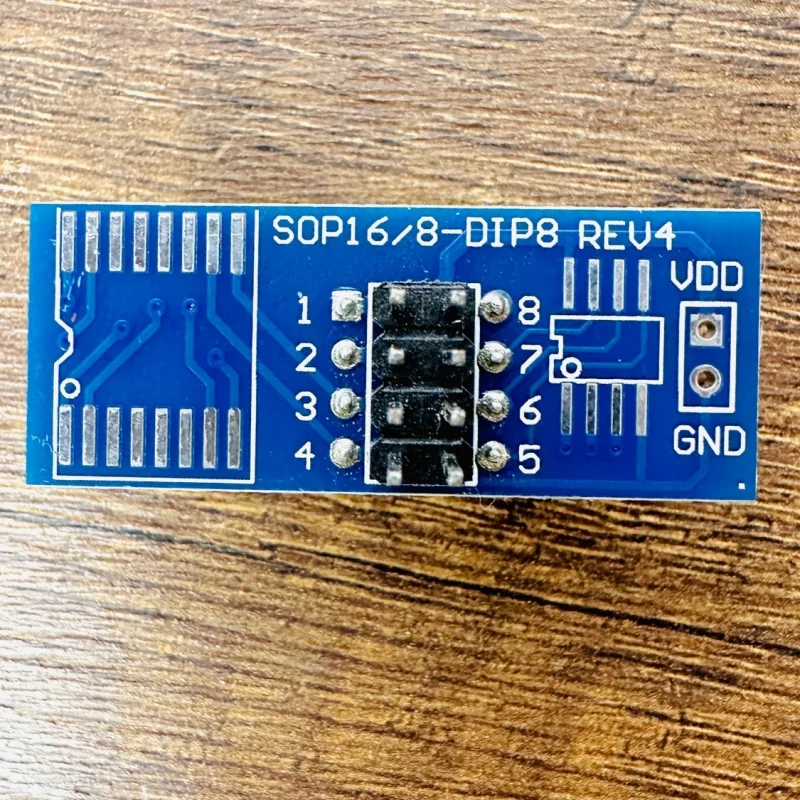 SPI BIOS FLASH Non-Dismantling Test Program Clip SOP8 24C 93C 25LF AT175