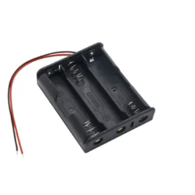3x18650 battery box holder with cable