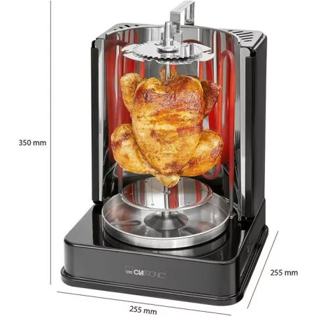 Multi-grill Electrique vertical 3en1 Rôtisserie & Chawarma 3