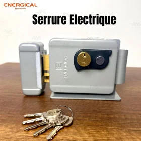 Serrure Electrique ENERGICAL Solide gris