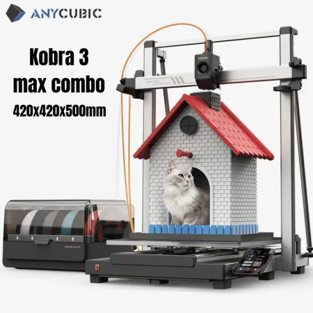 Anycubic Kobra 3 max combo (420x420x500mm) +600mm/s 300c