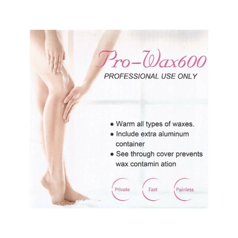 Appareil de chauffage d'épilation Pro-Wax600 400ml OEM 100W blanc et noir