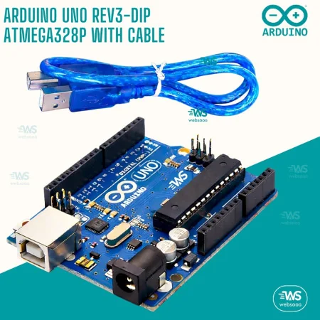 ARDUINO UNO Rev3-DIP ATmega328P with Cable