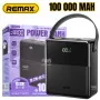 Power Bank REMAX FP-1 - 100000mAh, 5 Sorties, 3 Entrées, Écran LED, Torche, Charge Rapide PD 27W + QC 22.5W