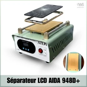 Machine de Séparation d'Écran LCD AIDA A-948D+ pour Réparation de Smartphones
