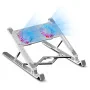 Support Refroidisseur pour Ordinateur Portable LAPTOP H-17 avec Double Ventilateur WHITE