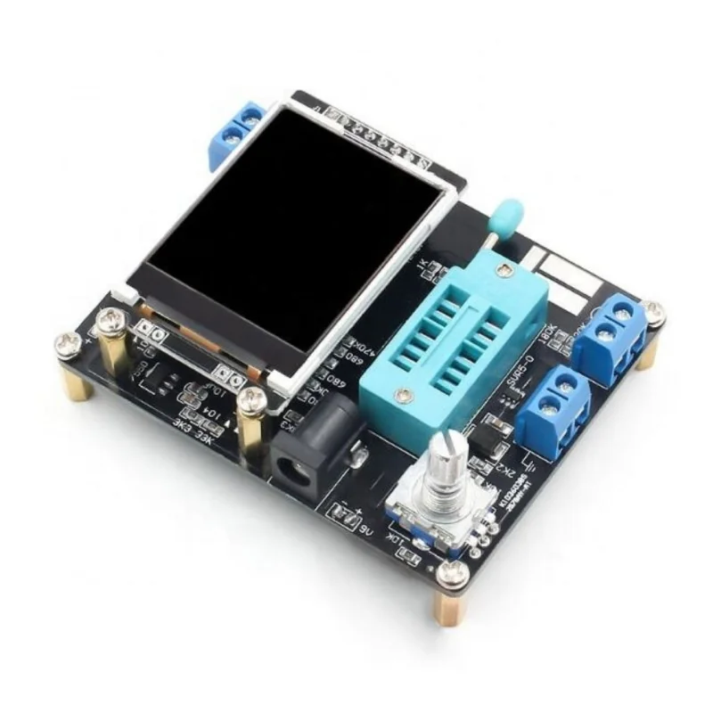 GM328A Transistor Tester LCR Diode Capacitance ESR Voltage Frequency Meter PWM DIY Kit with Case