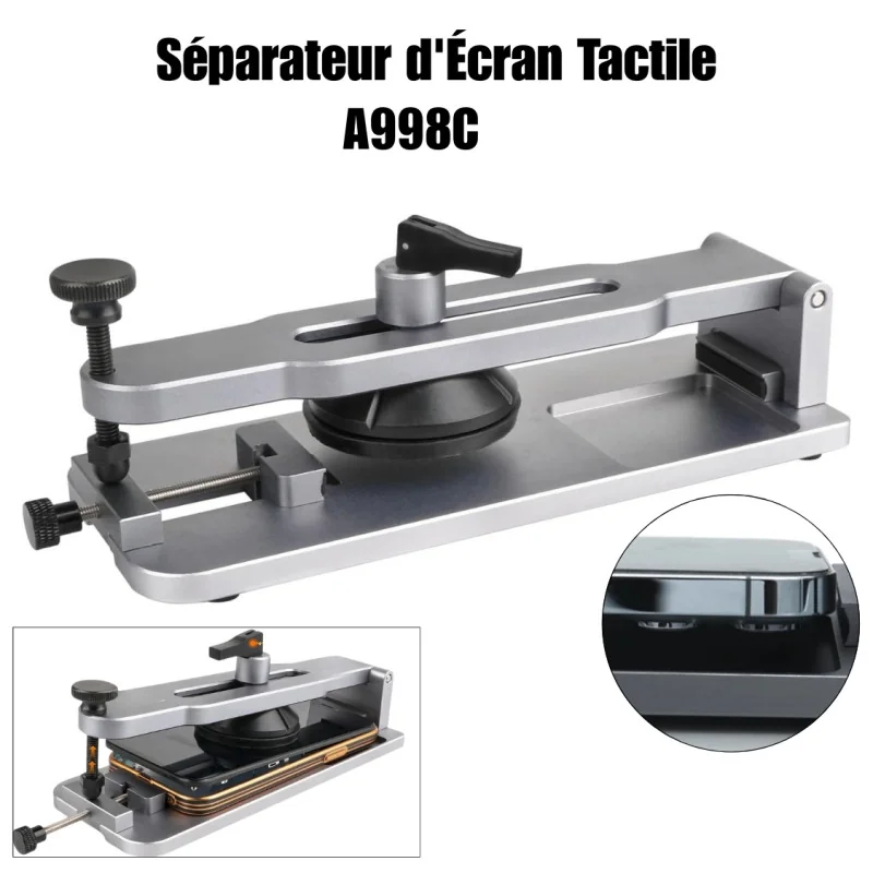 Séparateur d'ecran Aida A998C avec Ventouse Puissante - Outil de Réparation LCD