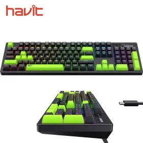 CLAVIER HAVIT MECANIQUE KB-893L SWITCH BLUE - 100%