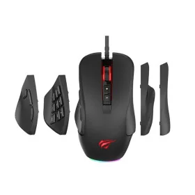 SOURIS HAVIT FIL GAMER PROGRAMABLE RGB MS-900S