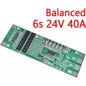 BMS 6S 40A Charger Li-ion Lithium Battery 18650 Protection Board