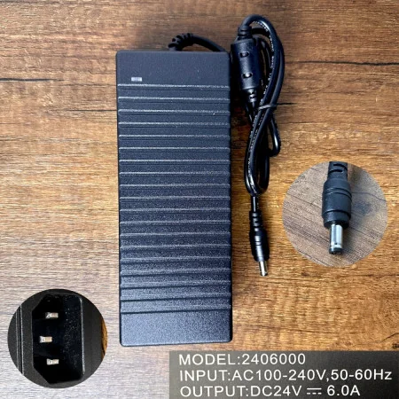 ADAPTER SLYTRONICS 24V6A 5.5*2.5 High Quality +