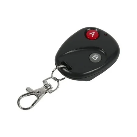 Télécommande sans fil à 2 boutons, 433 MHz black