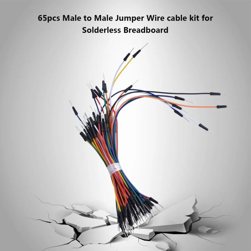 65pcs Flexible Breadboard Jumper Wires