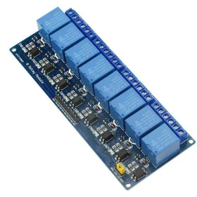 8 Channel Relay Module with light coupling 5V/12v/24v