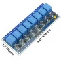 8 Channel Relay Module with light coupling 5V/12v/24v