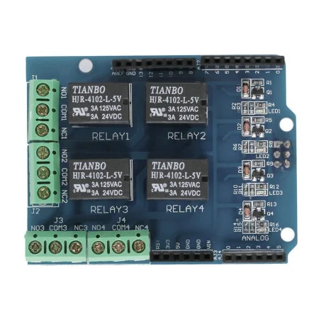 HiLetgo 5V 4 Channel Relay Shield for UNO R