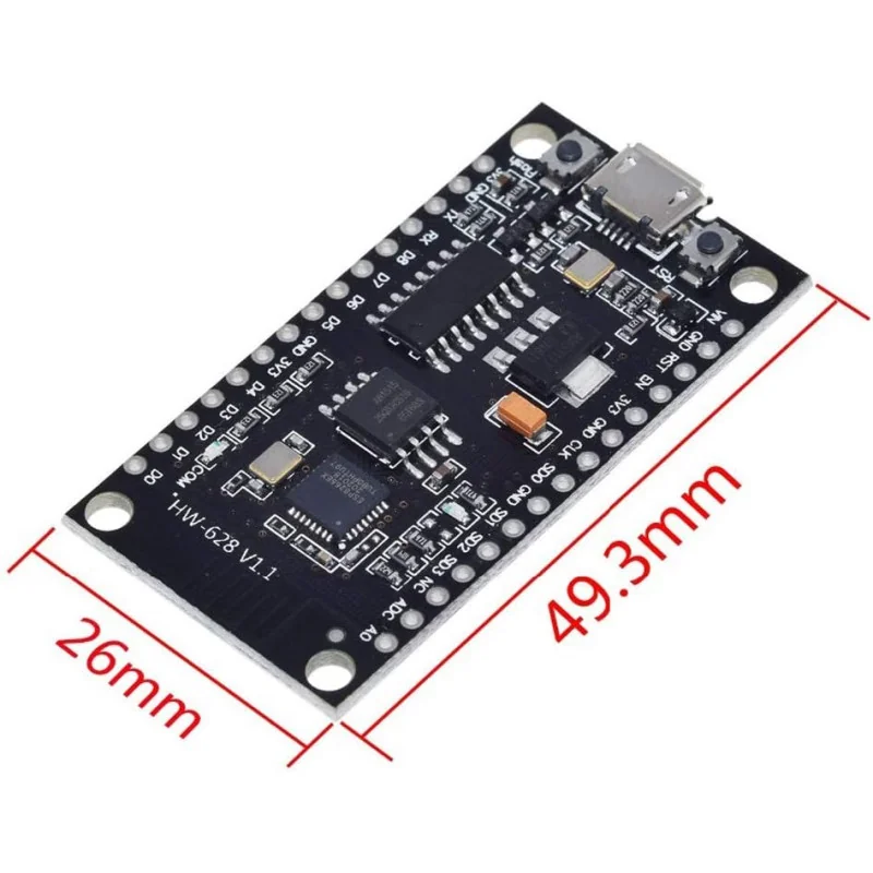 NodeMCU V3 Lua WIFI module integration of ESP8266 + Extra Memory 32M Flash