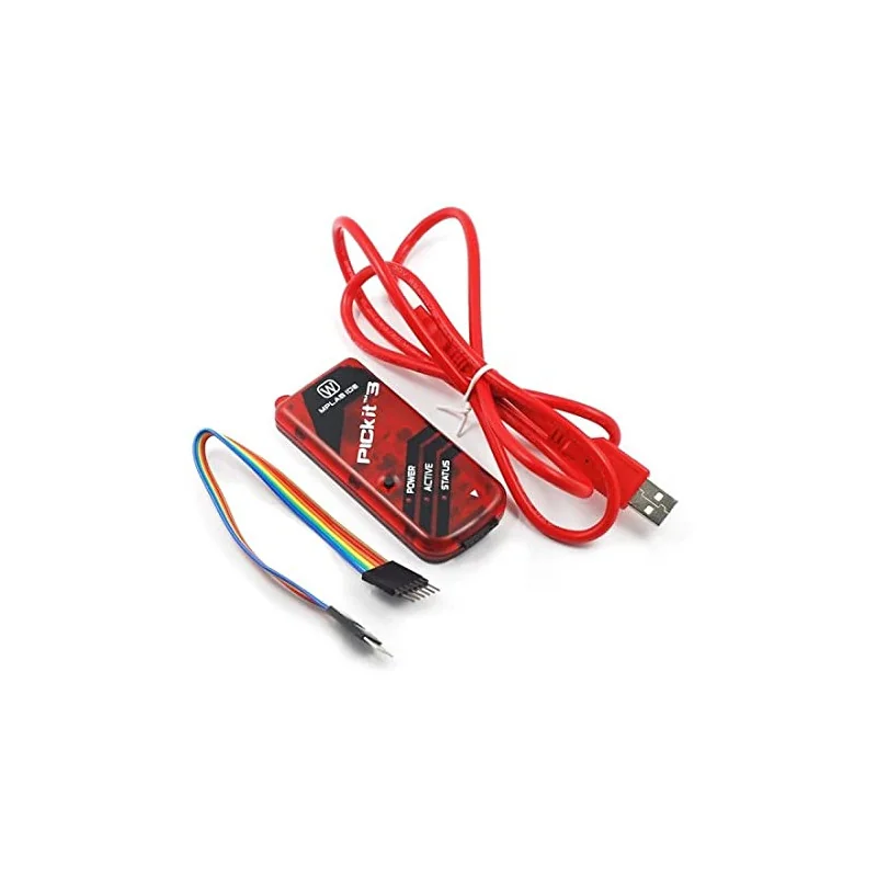 PICKIT3 Programer Simulator with Microchip Logo