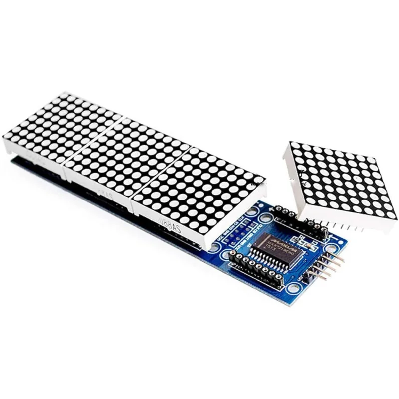 MAX7219 Dot Matrix Module Microcontroller Module 4 in 1 Display