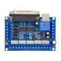 Upgraded 5 Axis CNC Interface Adapter Breakout Board(Blue)