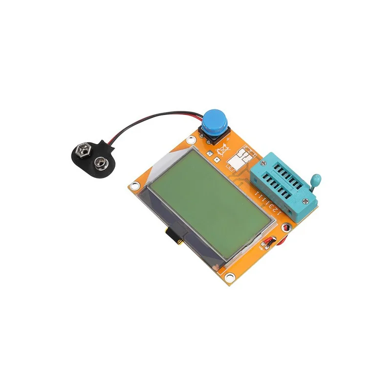 Battery Button Transistor Tester, LCR-T4 Graphical Resistor, Capacitor ESR, Transistor, Tester