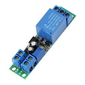 12V Delay Relay Module Car Start Delay Adjustable Time Switch with Light Coupling