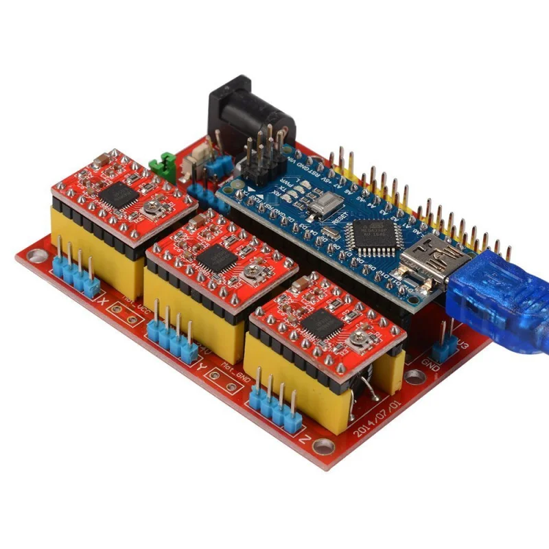 CNC Shield V4 + Nano 3.0 + 3pcs A4988