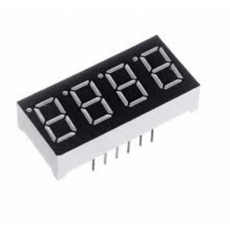 0.56 inch with Clock Red 4 Digit 7 Segment LED Display