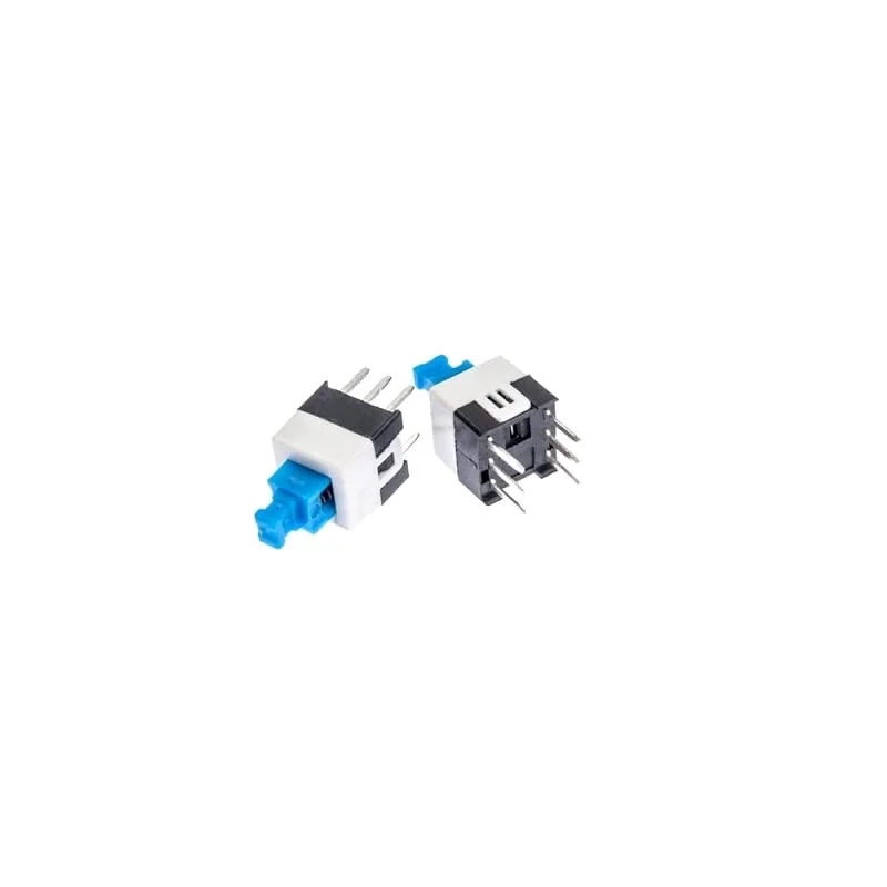 7x7mm Through Hole Self-Lock lock Push Switch