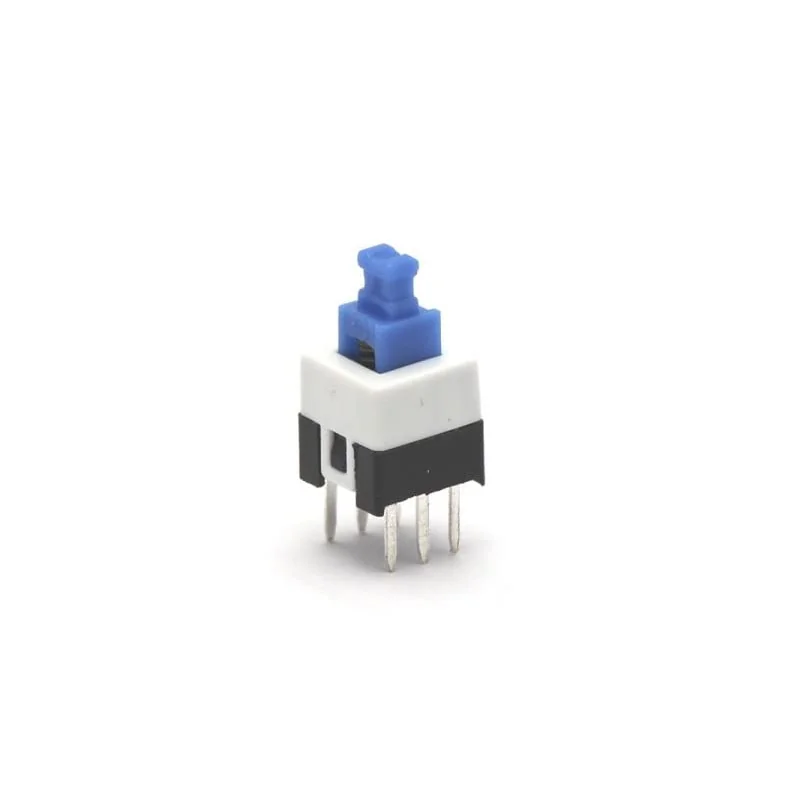 7x7mm Through Hole Self-Lock lock Push Switch