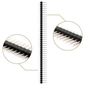 1x40pin Straight Pin Header 2.54mm Breakable (1pcs)
