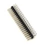 2x40pin Bend Pin Header 2.54mm Breakable(1pcs)