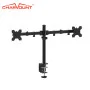 Support de Bureau pour 2 Écrans ANYTOOL - Rotation 360°, Inclinaison ±15°, Charge Maximale 8KG par Écran ATS-0002E