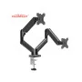 Support de Bureau pour 2 Écrans 3D ANYTOOL - Rotation 360°, Inclinaison ±15°, Charge Maximale 8KG par Écran ATS-002-3D