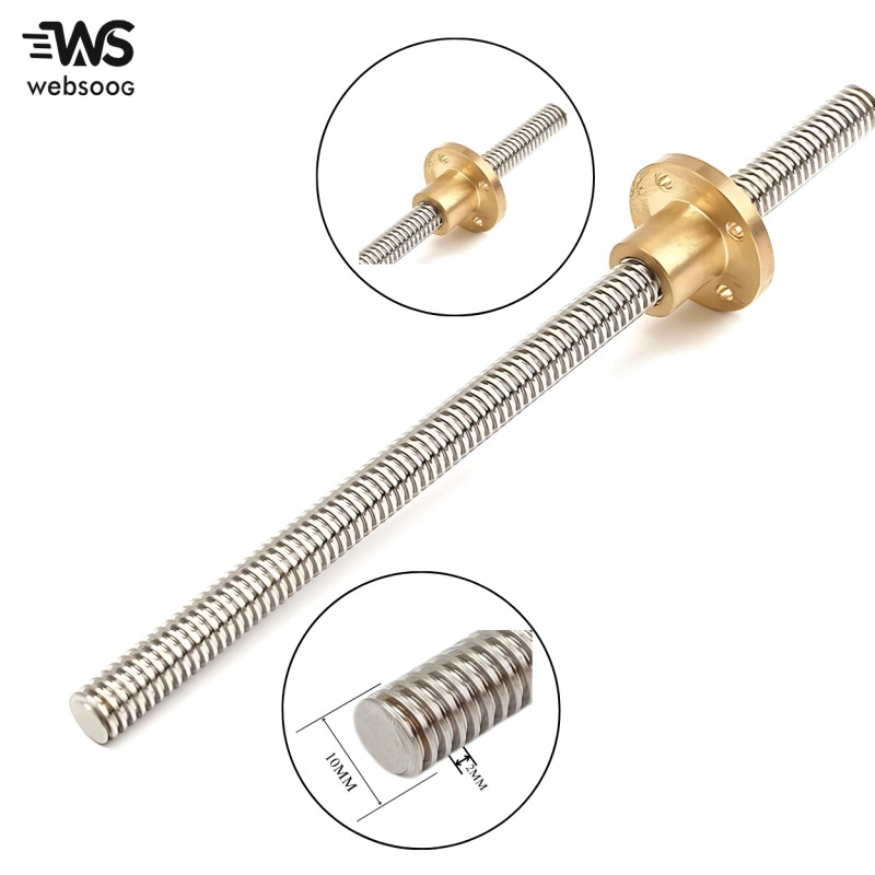 Acme 10mm/0.2mm+T10 Nut 800mm/1000mm/1500mm/2000mm