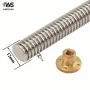 Acme 12mm/0.2mm+T12 Nut 1000mm/1500mm/2000mm
