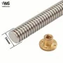 Acme 16mm/0.4mm+T16 Nut 1000mm/1500mm/2000mm