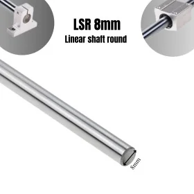 LSR 8mm Linear shaft round 300mm/400mm/500mm/1000mm/1500mm/2000mm