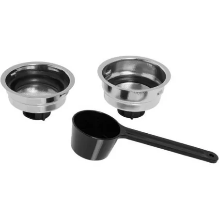 ماكينة صنع القهوة DELONGHI + ابريق إسبريسو مدمج - أسود 2